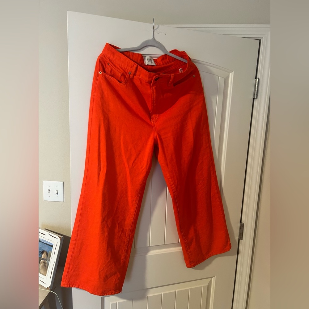 super fun red jeans